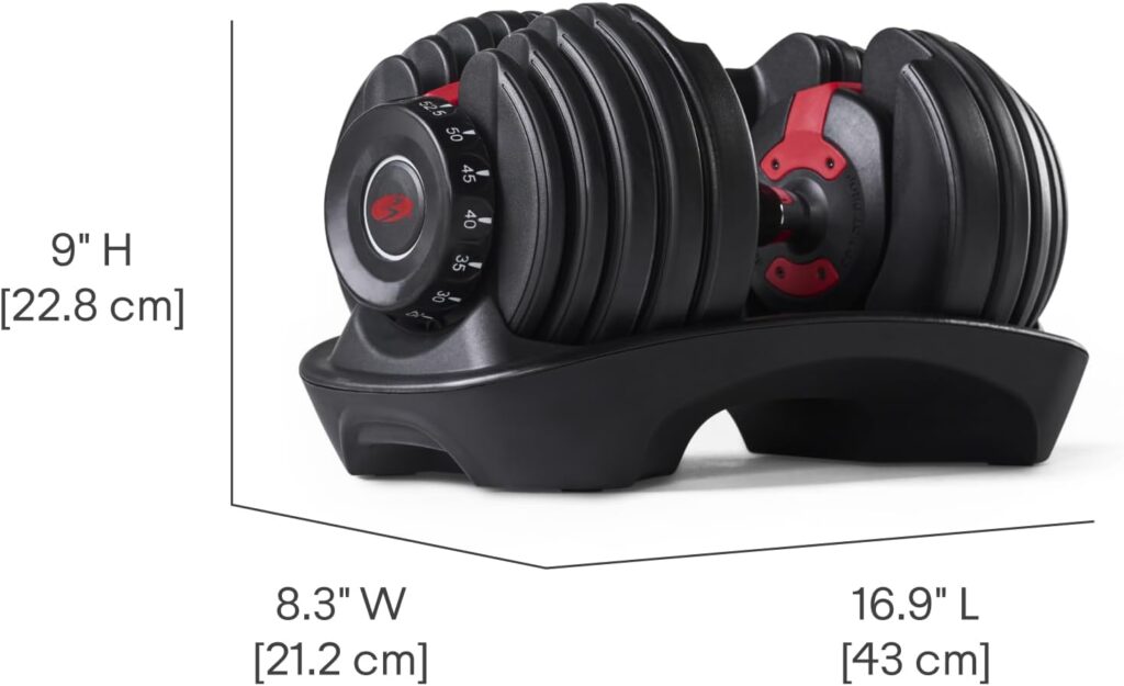 Bowflex SelectTech 552 Adjustable Dumbbells Specification
