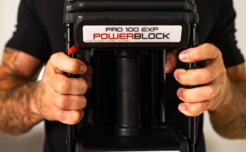 PowerBLock Pro 100 Adjustable Dumbbell Set