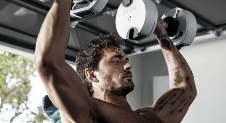 SMRTF NUOBELL Adjustable Dumbbell Exercise