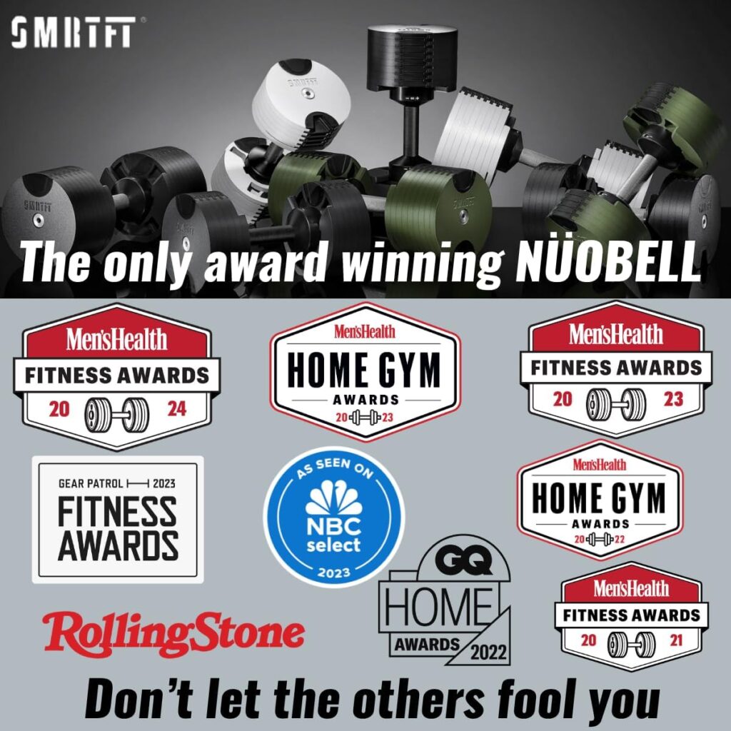 SMRTF NUOBELL Adjustable Dumbbell Weight Adjustment characterisitics