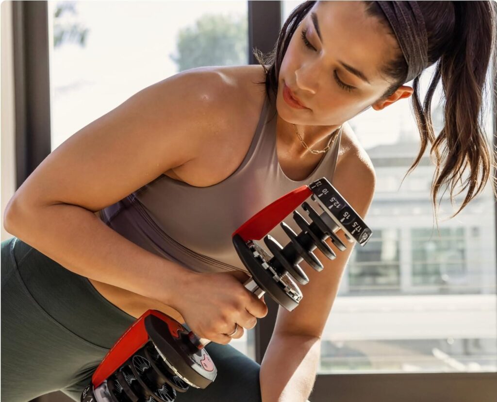 BowFlex Selecttech 552 Adjustable Dumbbell Best for Home GYM