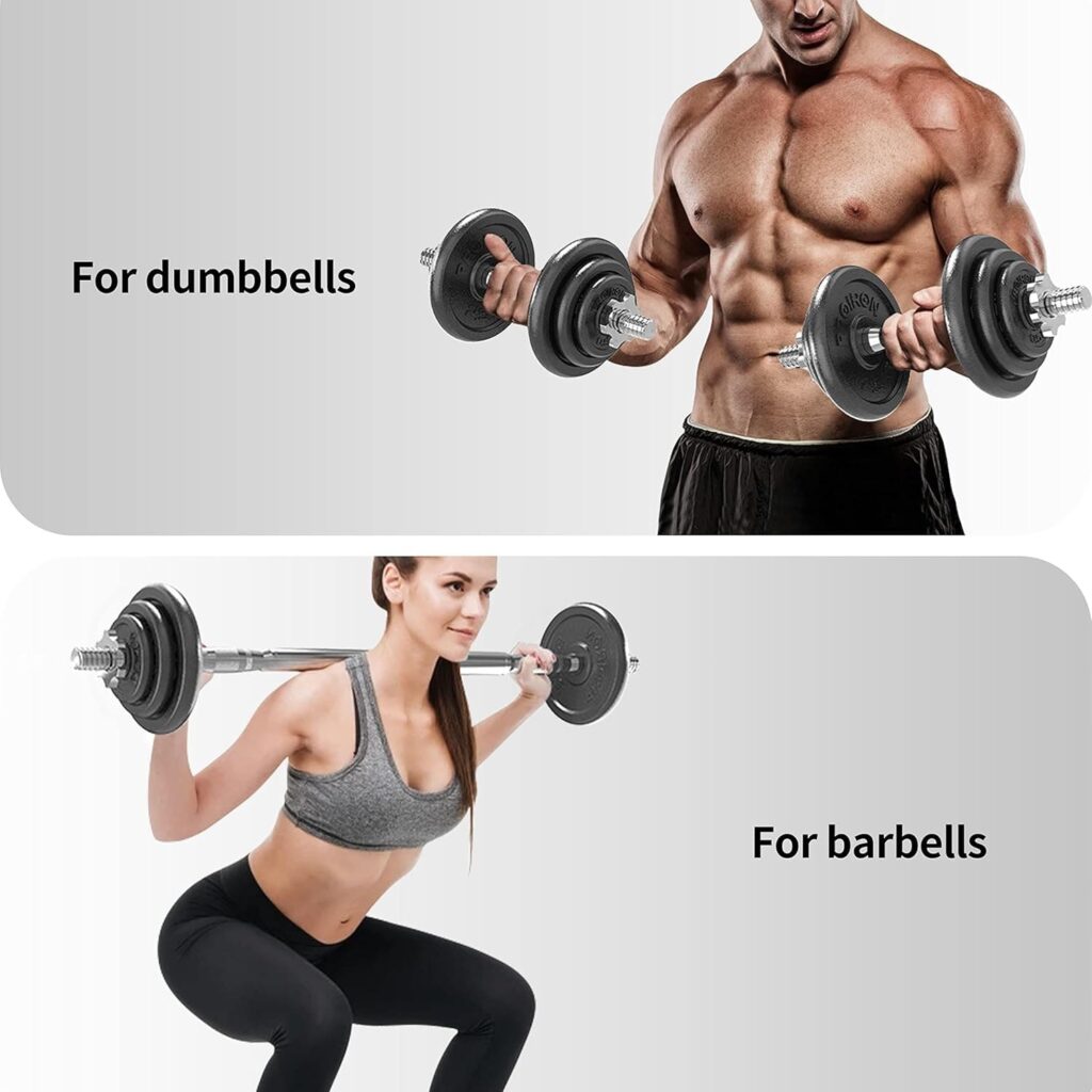 PROIRON 44lbs Cast Iron Adjustable Dumbbell Set Hand Weight