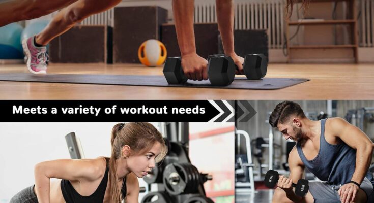 RUBBER ENCASED EXERCISE FOR HOME AND GYM
