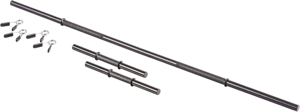 US WEIGHT 105 POUND BARBELL DUMBBELL WITH CLIPS