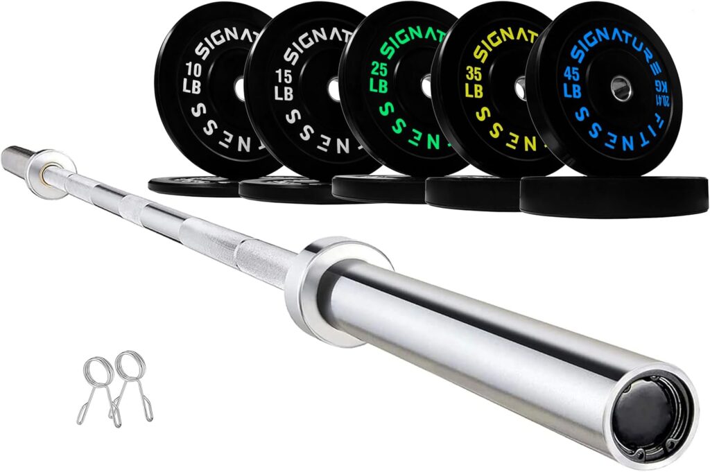 Fitvids Olympic Bumper Plates with Barbell Comprehensive Review